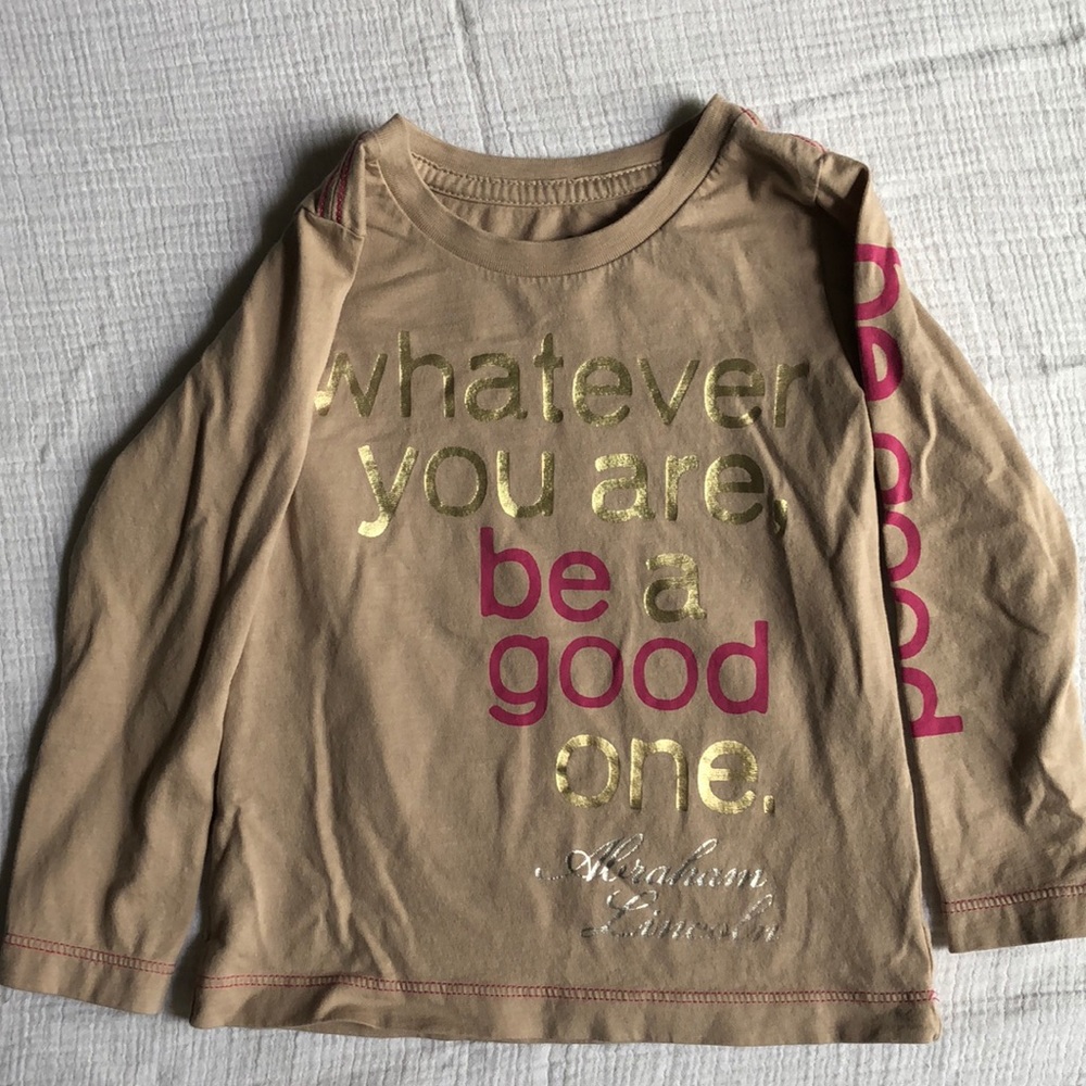 Peek 18/24m girls long sleeve graphic t-shirt